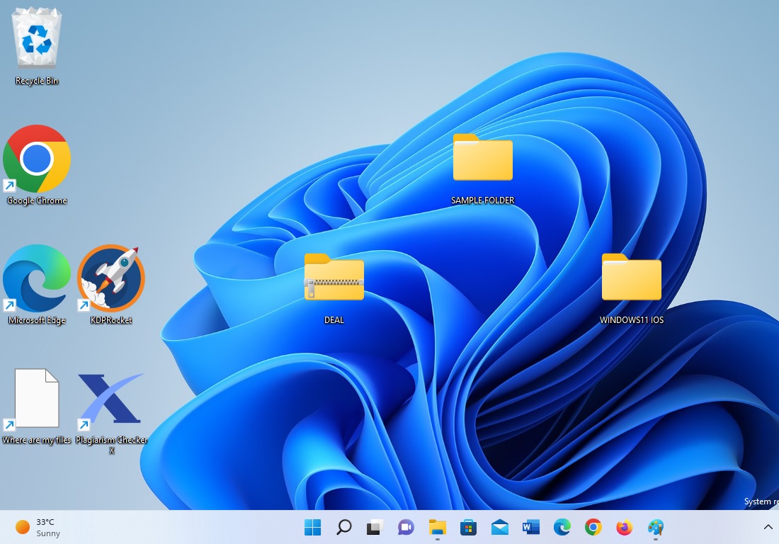 Icons on the desktop turns larger in size