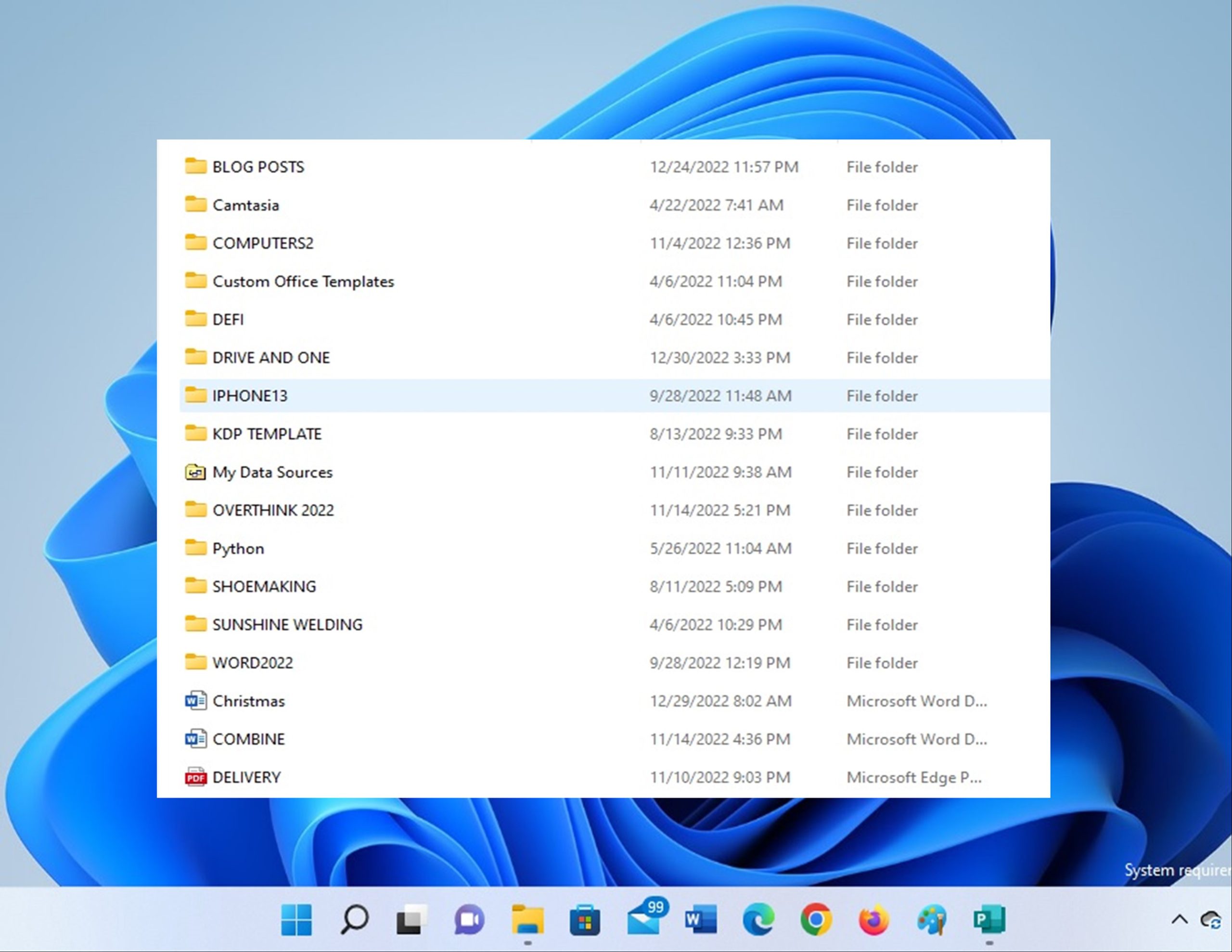 About to Change the Default Folder View in Windows 11